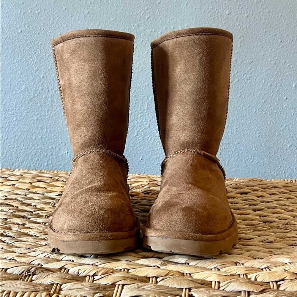 Bearpaw Women’s Suede Boots Brown Size 7 Elle Sho… - image 4