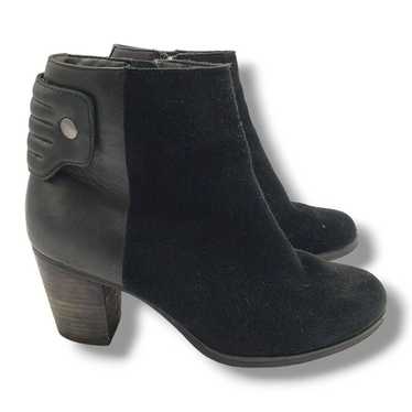 Clarks Palma Rylie Suede Ankle Boots Womens 8 Bla… - image 1