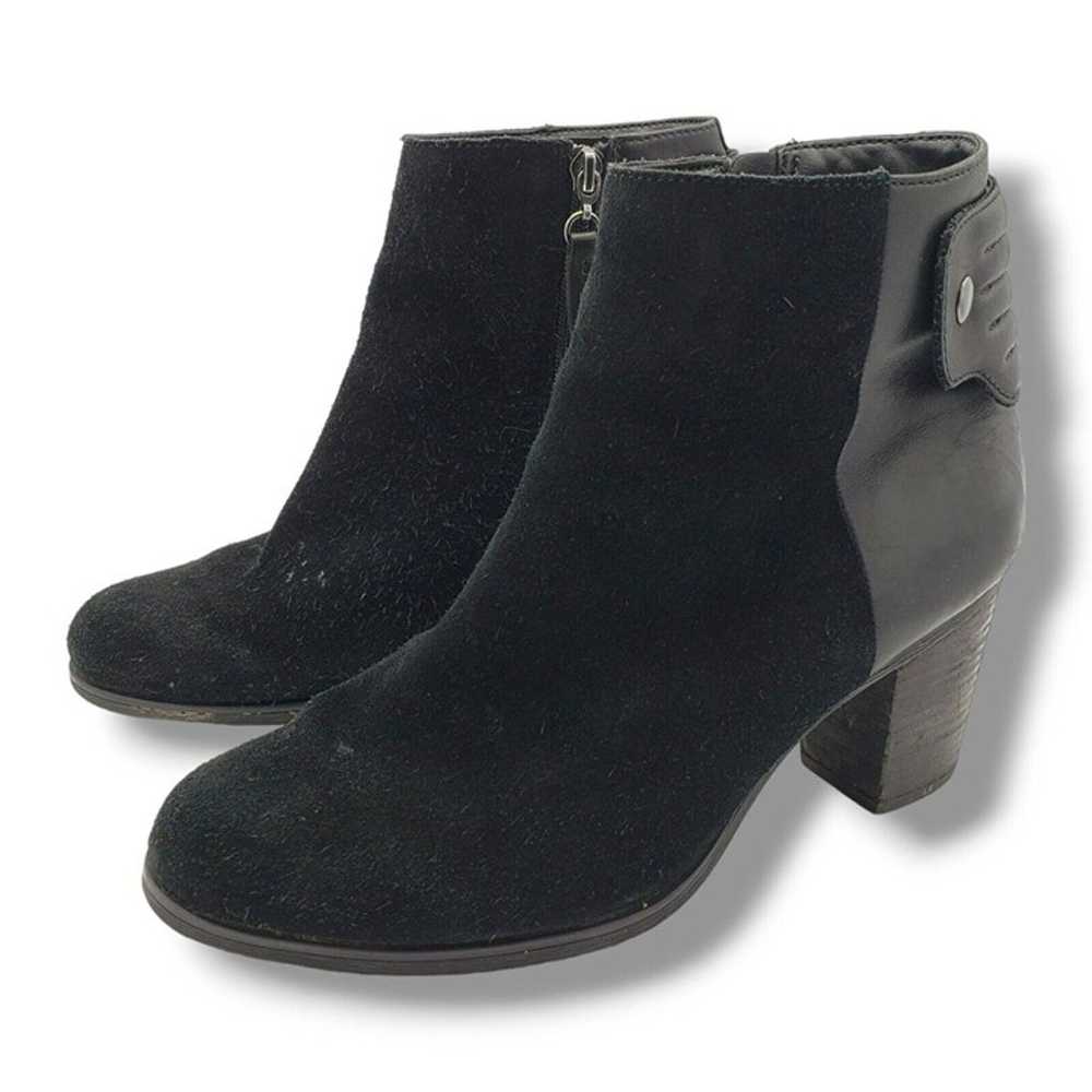 Clarks Palma Rylie Suede Ankle Boots Womens 8 Bla… - image 6