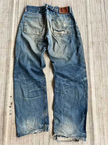 K　　　　　　　　　　　　　　　　　　【Ｖｉｎｔａｇｅ】Joe McCOY The Real McCoy's Vtg. Joe McCoy Lot 906 Selvedge Distressed