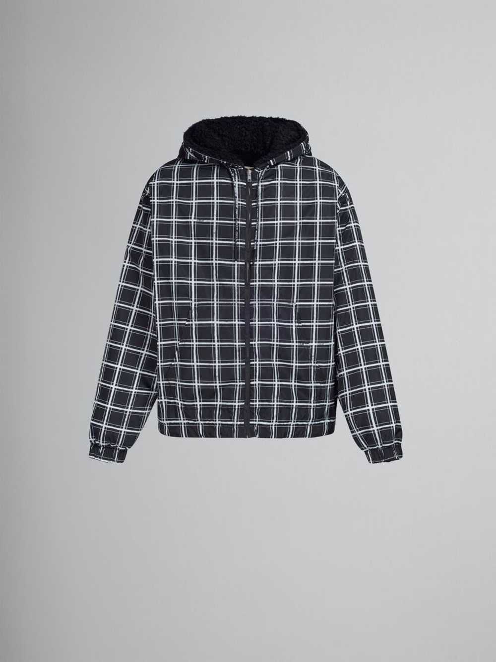 Marni o1w1db10125 Checked Nylon Jacket in Black - image 1