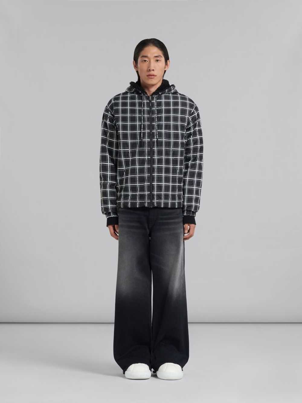 Marni o1w1db10125 Checked Nylon Jacket in Black - image 2