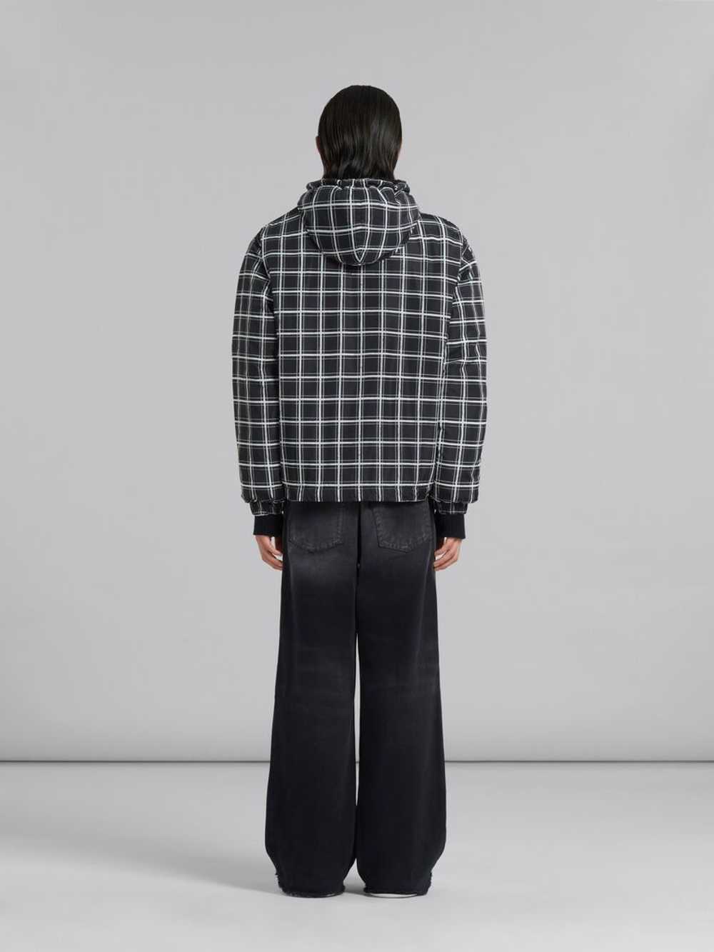 Marni o1w1db10125 Checked Nylon Jacket in Black - image 3