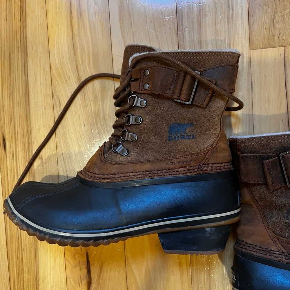 Sorel Out and About Leather Snow and Rain boot - image 9