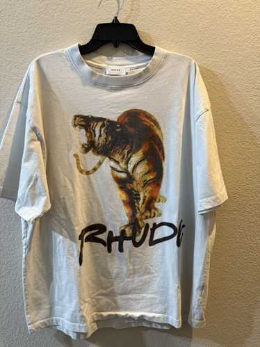 Rhude Rhude Off White Printed T-Shirt