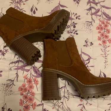 Madden Girl Kamora Chunky Heel Boot 9.5