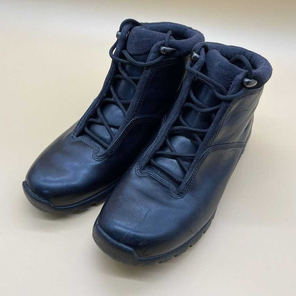 NIKE VINTAGE AIR PRIMO Black Leather Boots Women'… - image 1