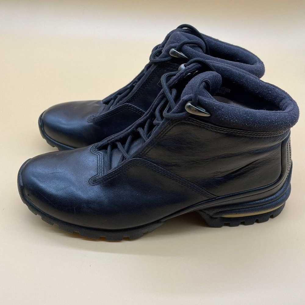 NIKE VINTAGE AIR PRIMO Black Leather Boots Women'… - image 2