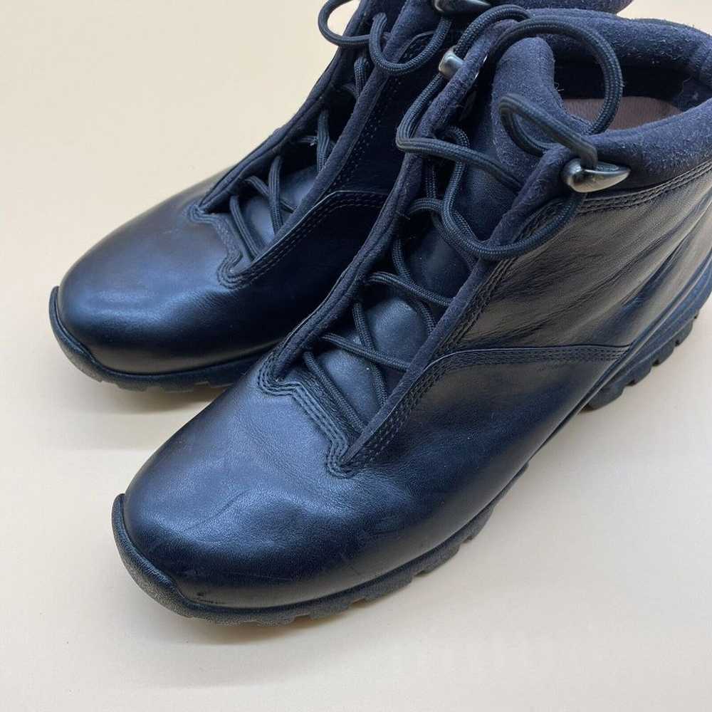 NIKE VINTAGE AIR PRIMO Black Leather Boots Women'… - image 8