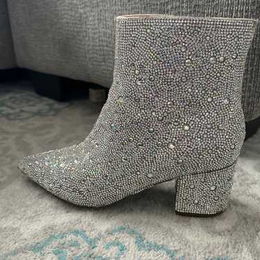 Betsey Johnson Rhinestone Booties