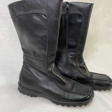 STEVE MADDEN Riding Boots Womens 7.5 cameo leathe… - image 1