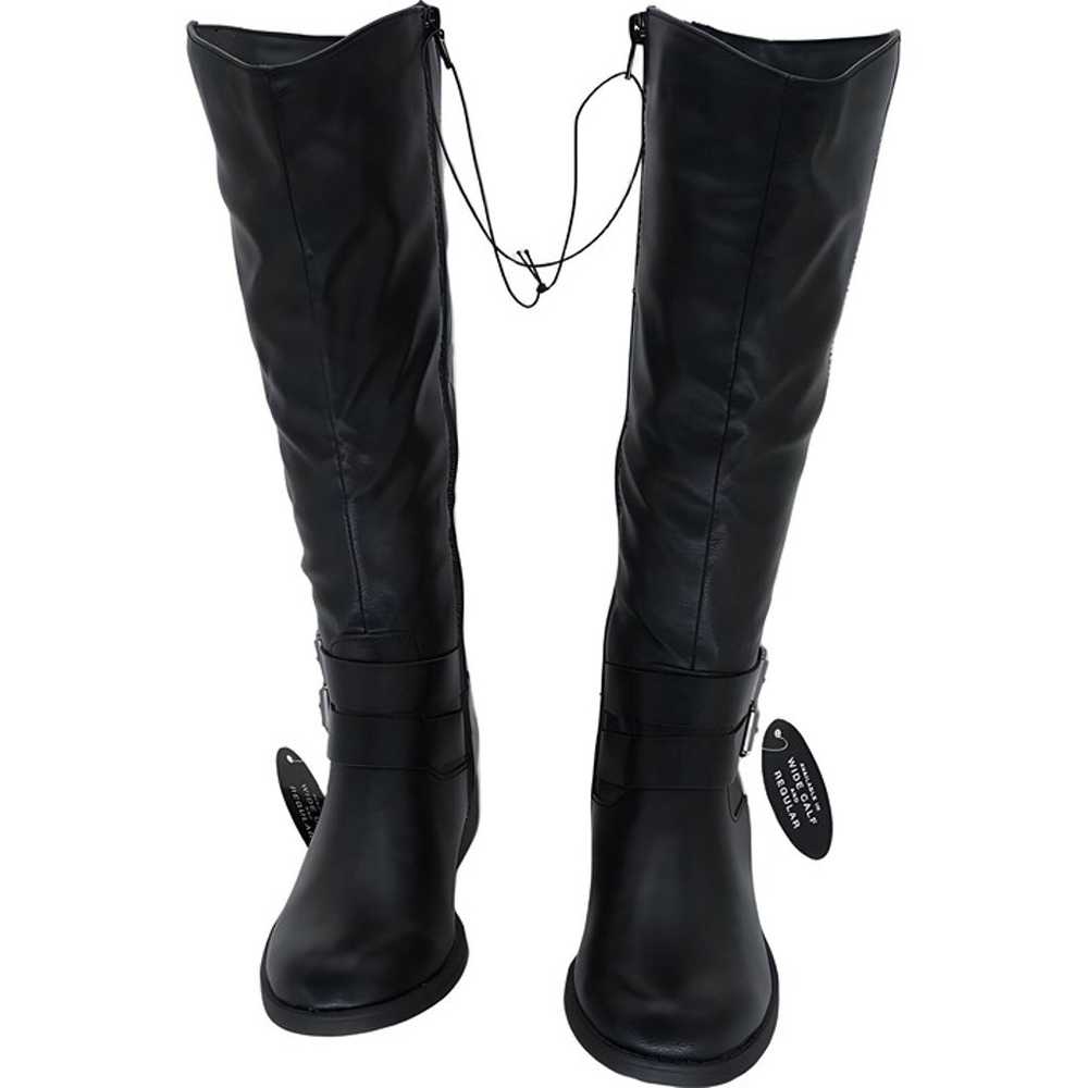 Style Co Women's Maliaa Buckle Riding Boots Black… - image 5