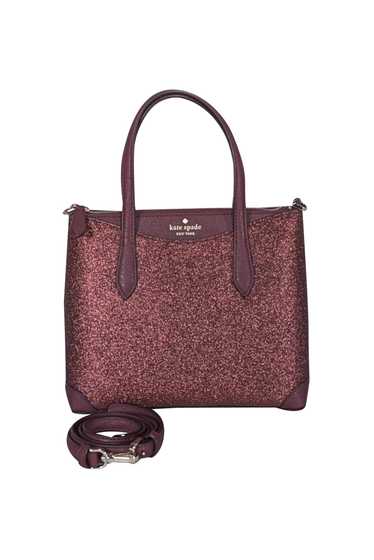 Kate Spade - Maroon Glitter Satchel