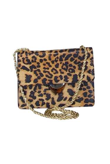 Loeffler Randall - Tan & Black Leopard Print Cross