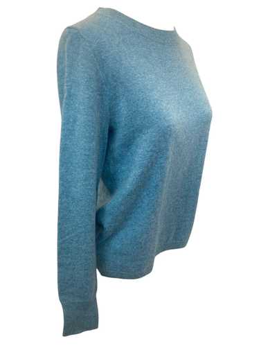 J. Crew Heathered Teal Cashmere Sweater, S