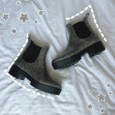 sparkly jeffrey campbell platform boots