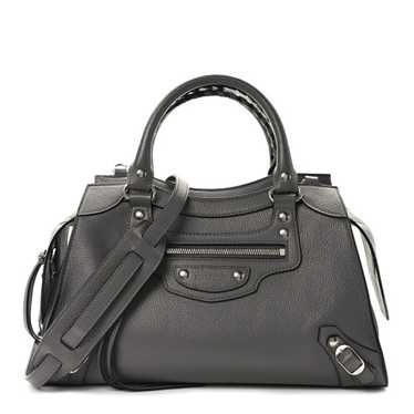 BALENCIAGA Grained Calfskin Neo Classic Silver Ha… - image 1