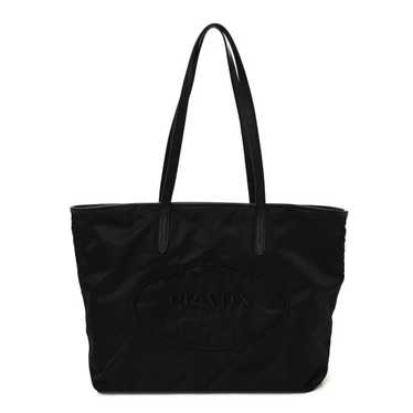 PRADA Tessuto Nylon Logo Tote Black