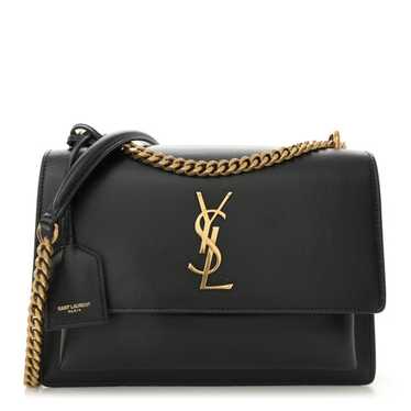 SAINT LAURENT Calfskin Medium Monogram Sunset Suns