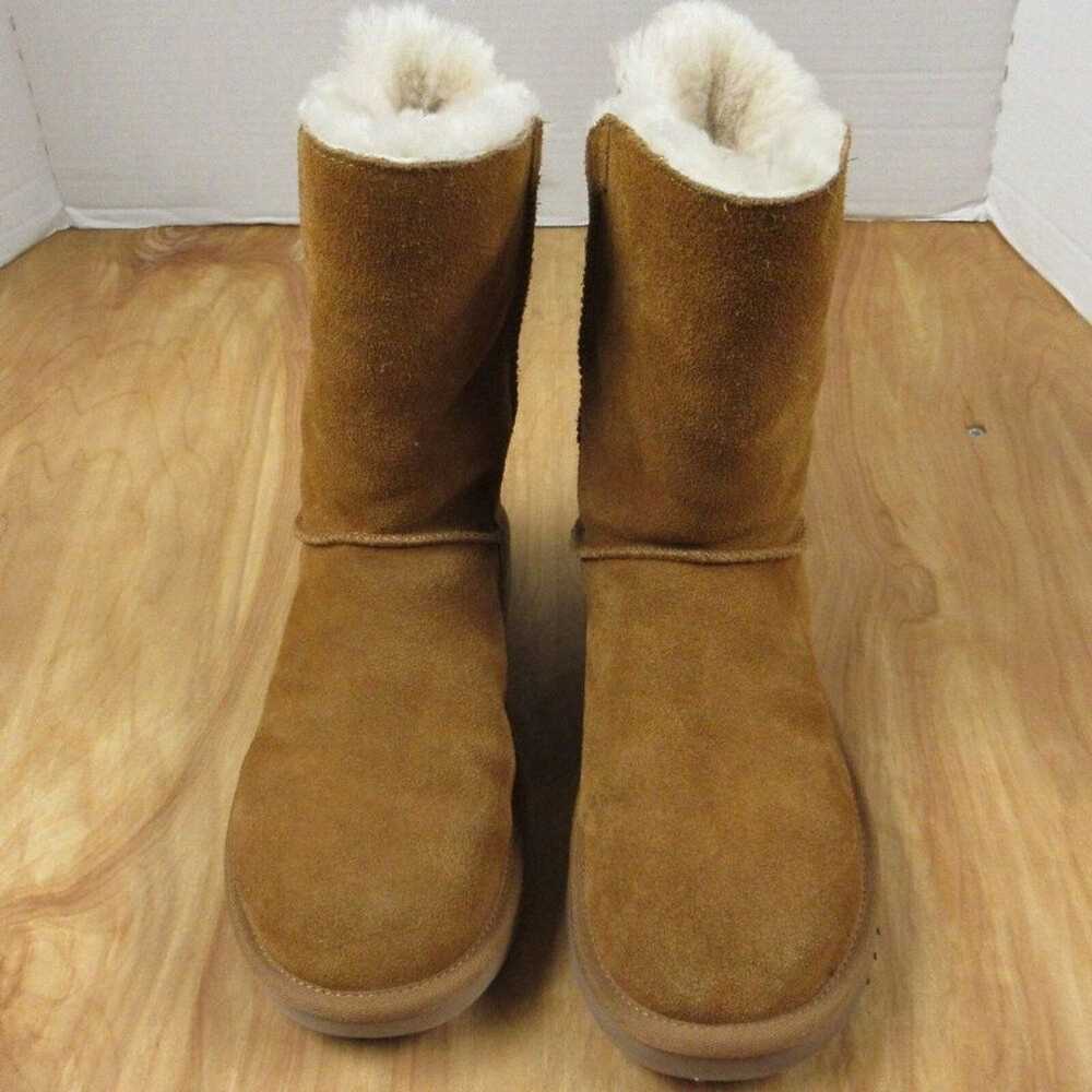 Koolaburra By UGG Remley Short Chestnut Boots Sz … - image 2