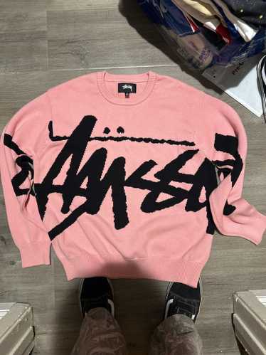 Designer × Streetwear × Stussy Pink Stussy Sweatsh