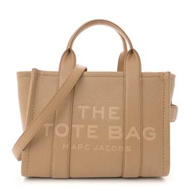 MARC JACOBS Grained Calfskin Small The Tote Camel