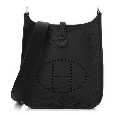 HERMES Taurillon Clemence Evelyne TPM Black