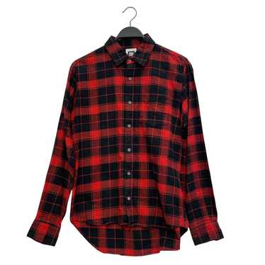 SWG BLACK PLATINUM/Flannel Shirt/L/Cotton/RED/PLA… - image 1