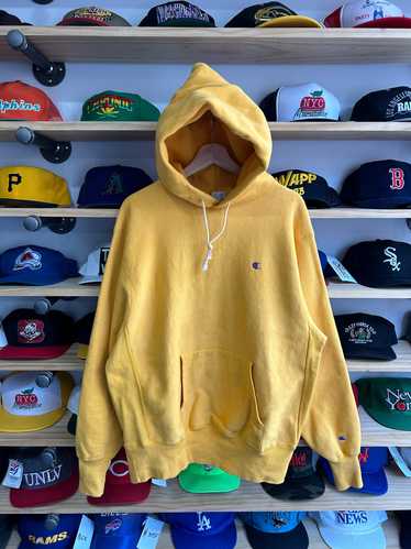 Vintage Champion Reverse Weave Yellow Conehead Hoo