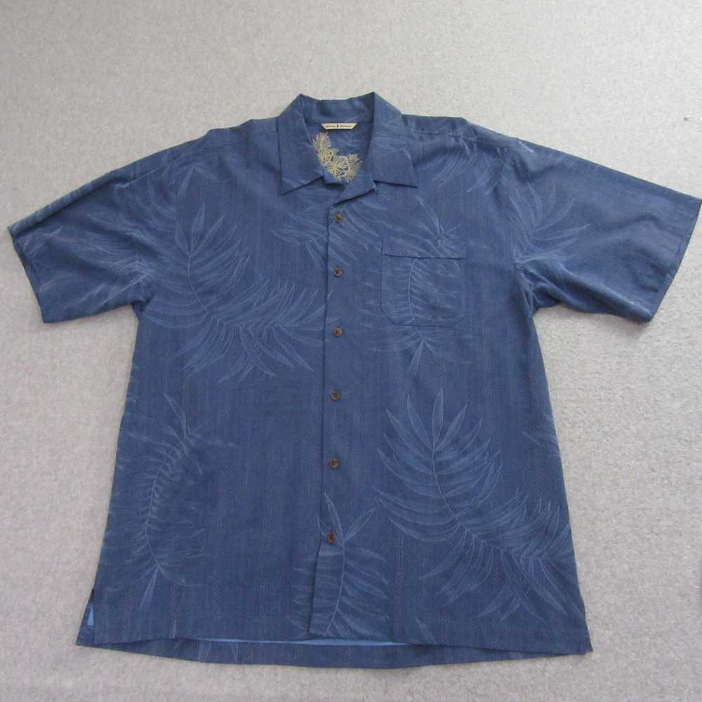 Tommy Bahama Mens Button Up Shirt XL Blue Hawaiia… - image 1