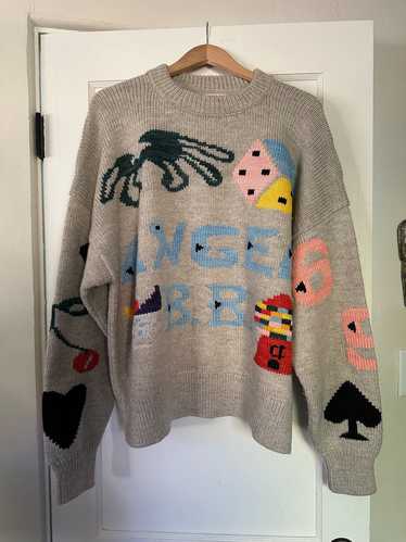 69 Tearz x Degen Angel BB Hand knit sweater (L) |…