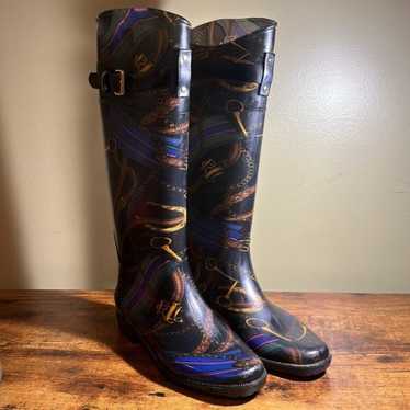 Lauren Ralph Lauren Rain Boots Rosalyn II Size 8