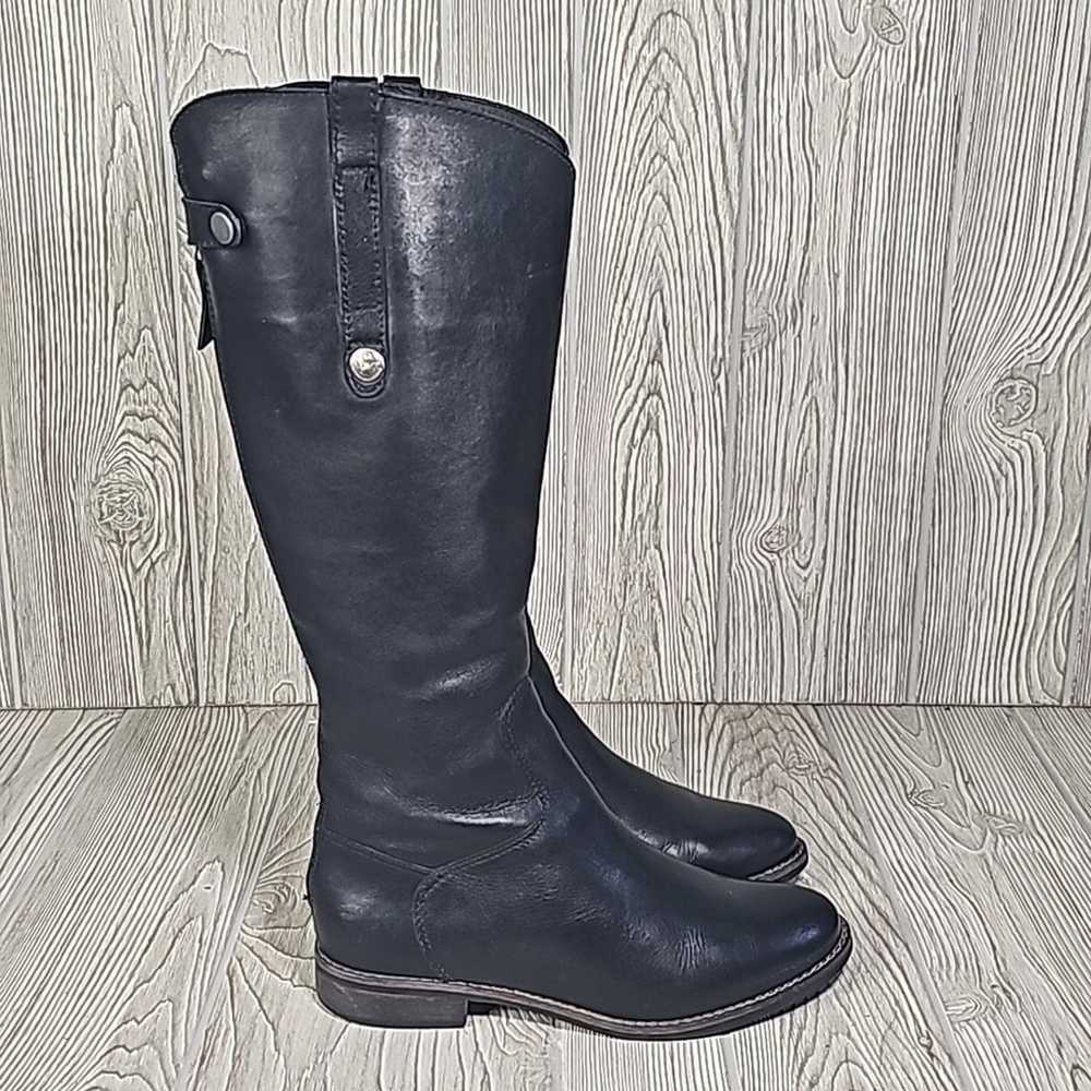 Matisse Black Leather Tall Yorker Boots Womens Si… - image 2