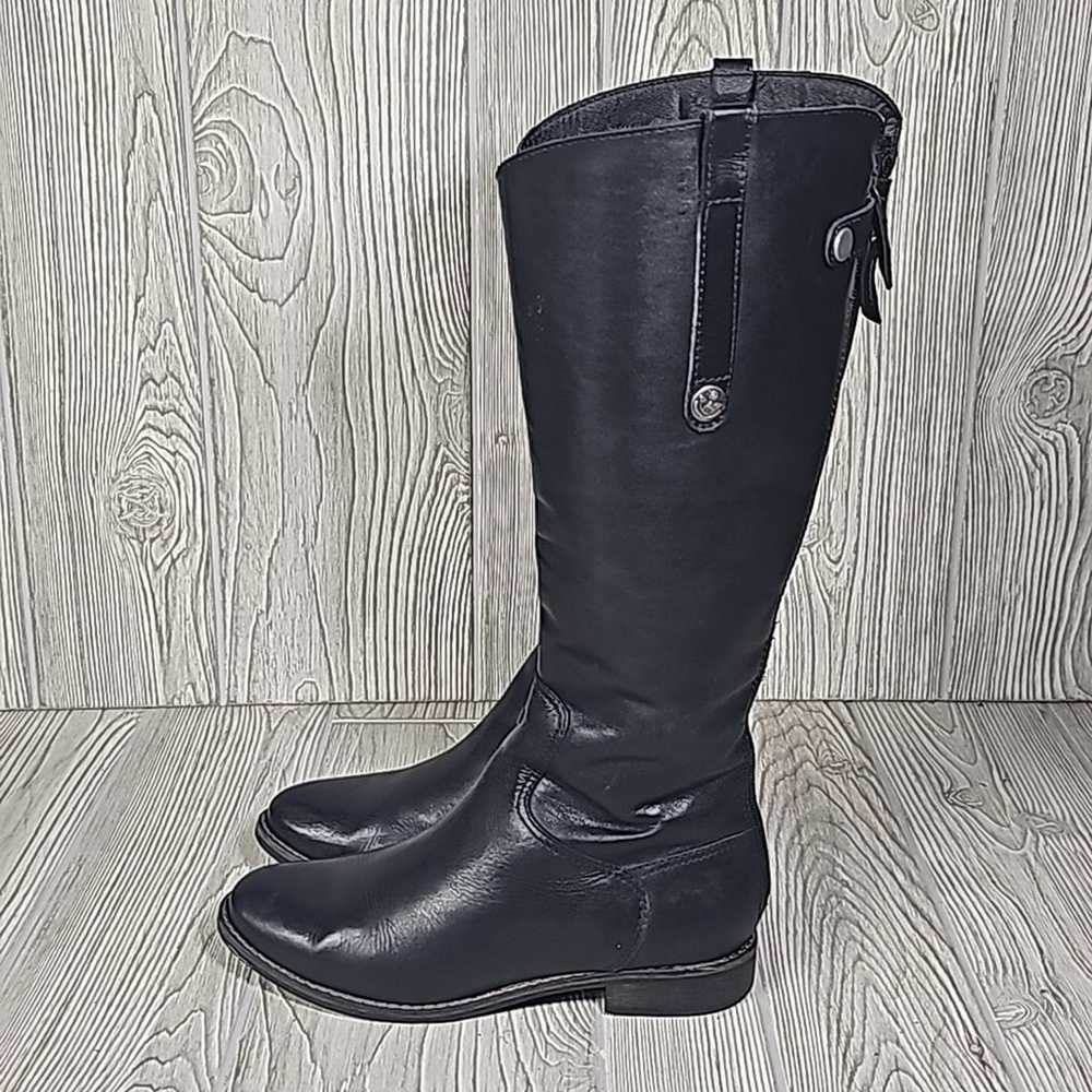 Matisse Black Leather Tall Yorker Boots Womens Si… - image 4