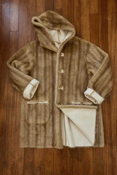 1990's JONES NEW YORK REVERSIBLE FAUX FUR + SHEARL