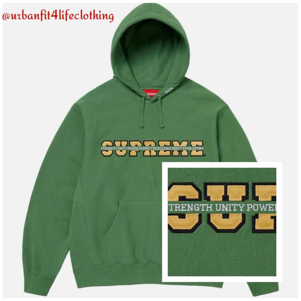 Supreme SUPREME/COLLEGIATE ACRONYM HOODED SWEATSH… - image 1