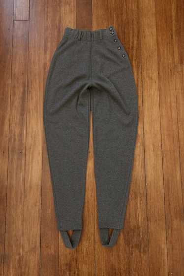 1990's BANANA GREY COTTON RIDING PANTS | SIZE XS/S