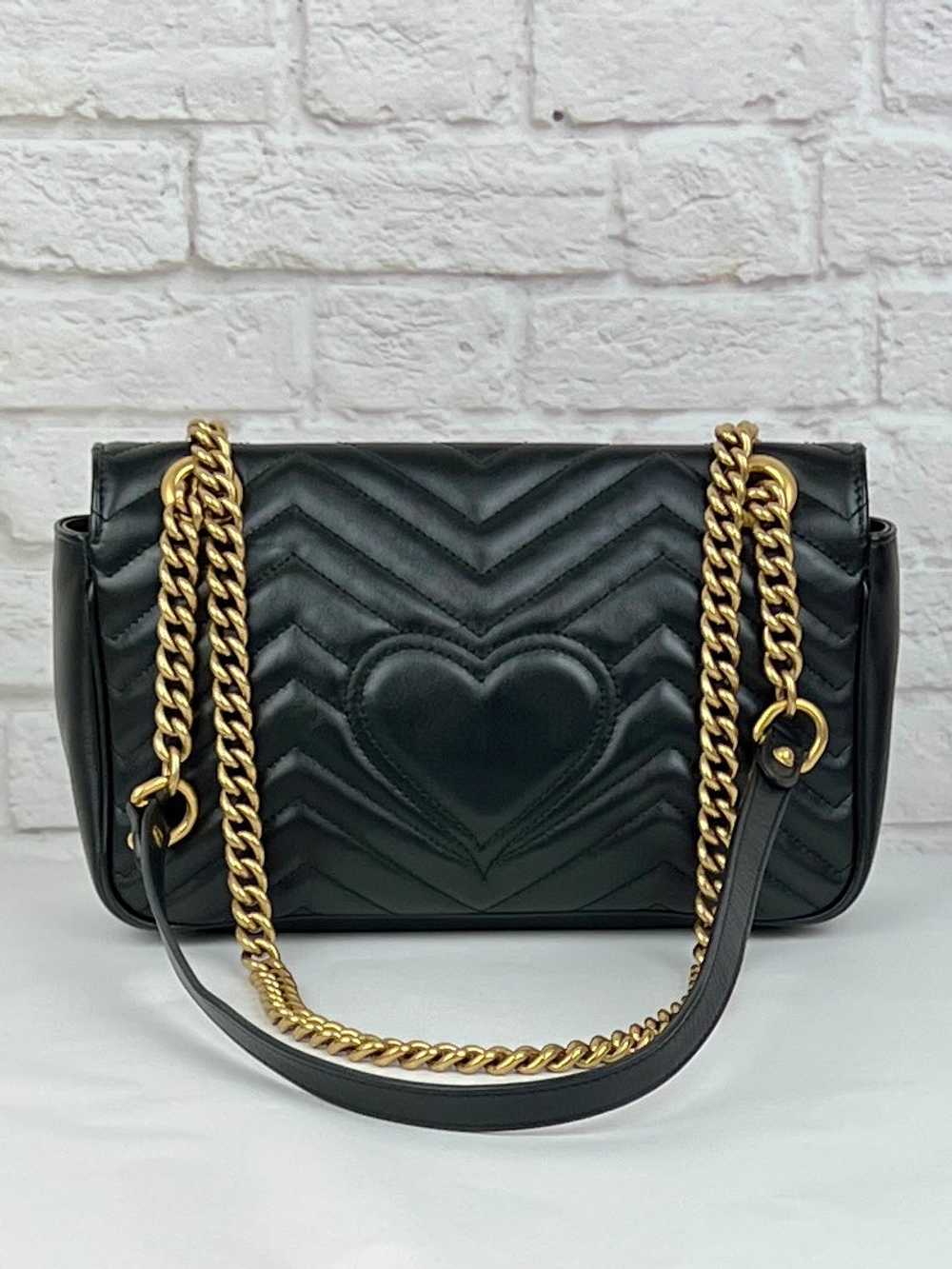 GG Small Marmont Bag, Black - image 3