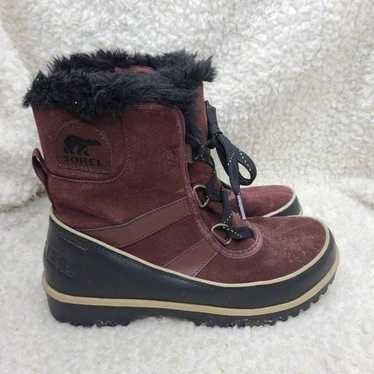 Sorel Tivoli ll Waterproof Suede Fleece Lined  Bur