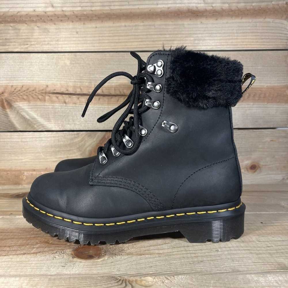 Womens Size 7 Dr. Martens 1460 Serena Collar Blac… - image 2