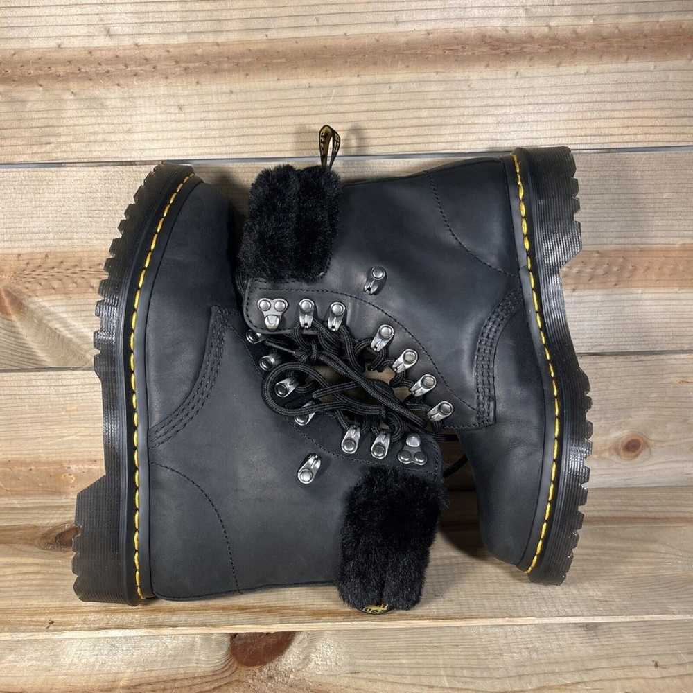 Womens Size 7 Dr. Martens 1460 Serena Collar Blac… - image 6