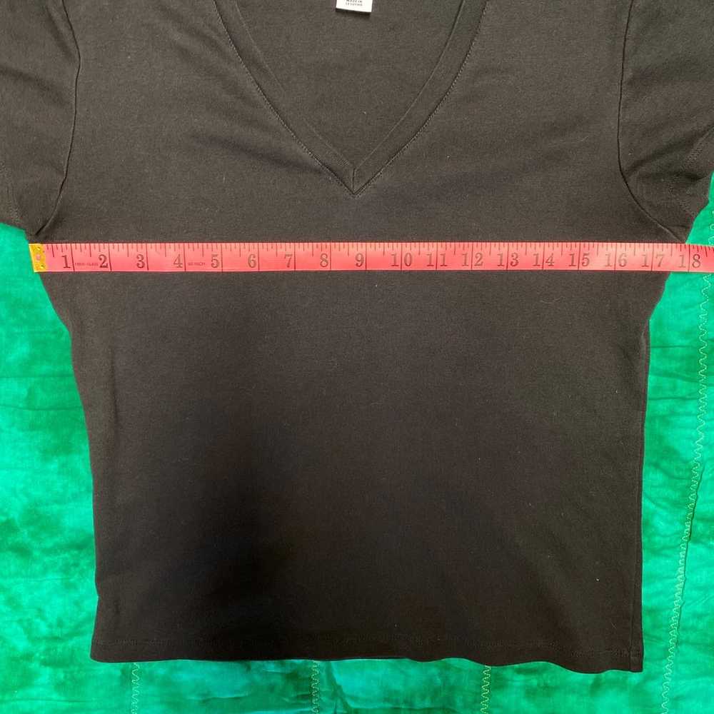 Gap V Neck Black L Large Shirt Women - image 4