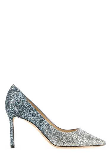 Jimmy Choo Embellished Fabric Romy 85 Pumps - image 1