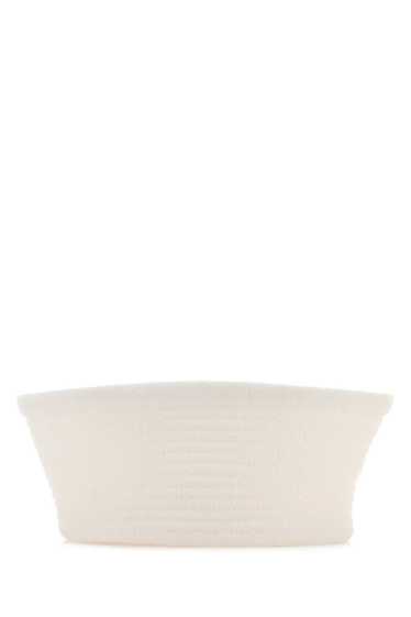 Jean Paul Gaultier White Cotton Bucket Hat