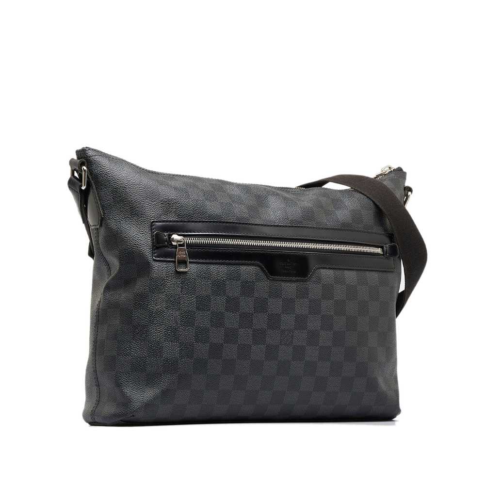 Black Louis Vuitton Damier Graphite Mick MM Cross… - image 2