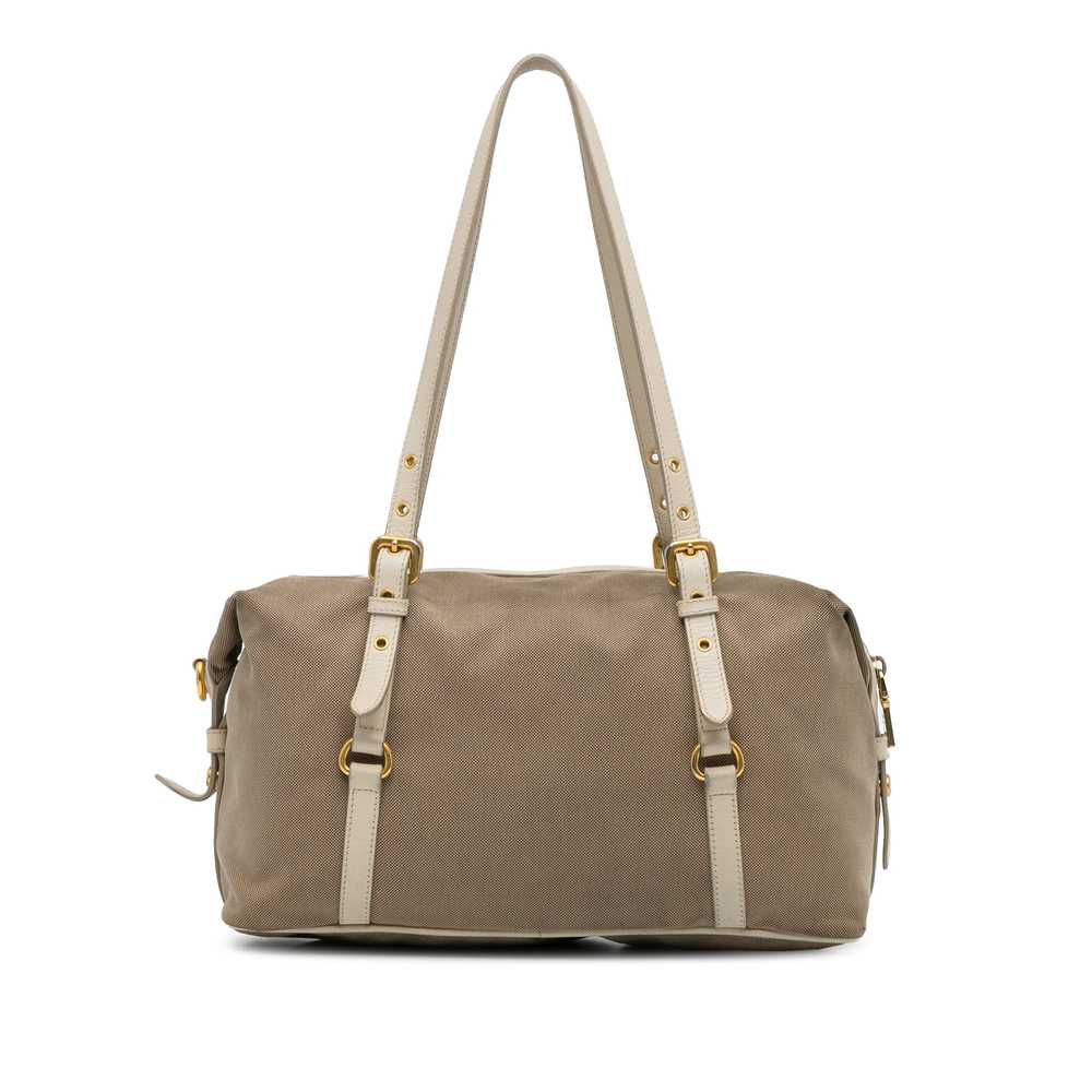 Brown Prada Canapa Logo Shoulder Bag - image 4