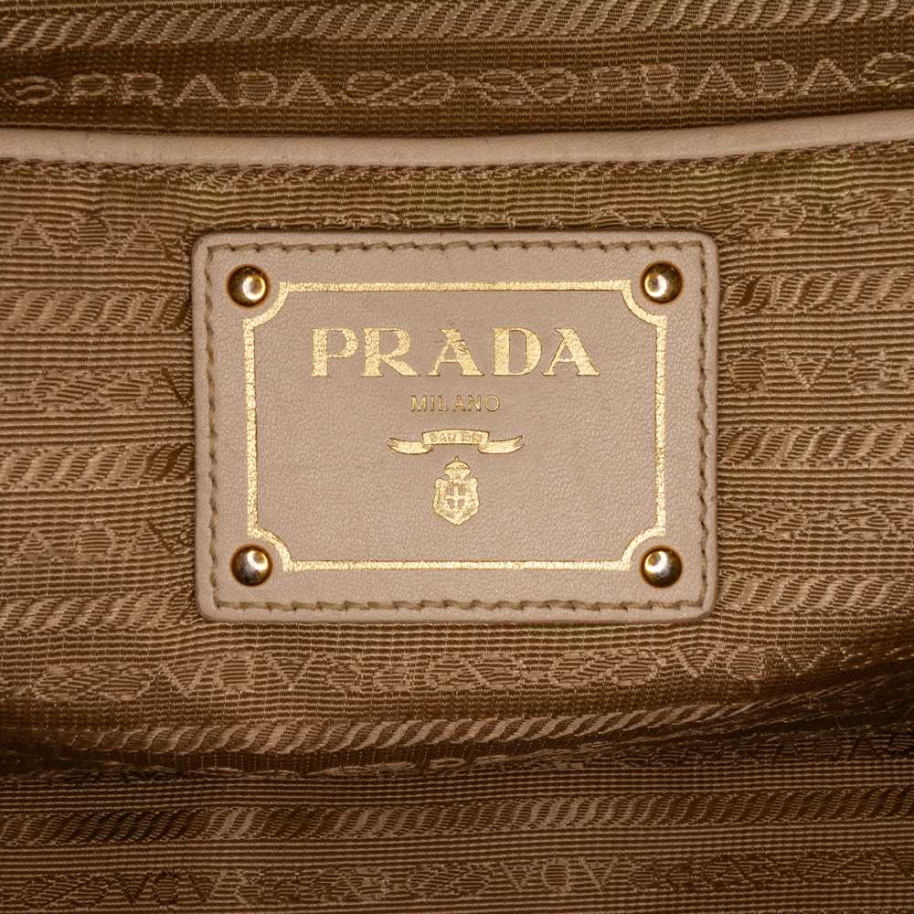 Brown Prada Canapa Logo Shoulder Bag - image 8