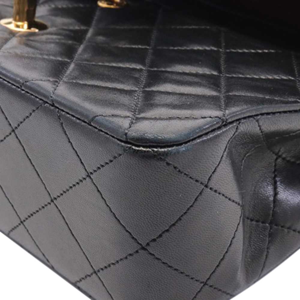 Black Chanel Small Classic Lambskin Double Flap S… - image 7