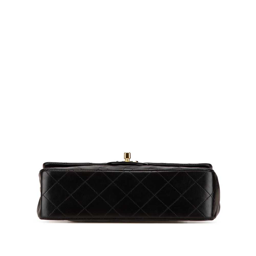 Black Chanel Small Classic Lambskin Double Flap S… - image 3