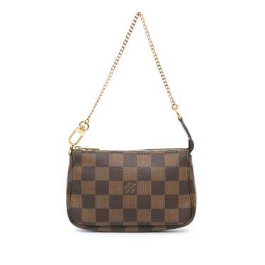 Brown Louis Vuitton Damier Ebene Mini Pochette Ac… - image 1